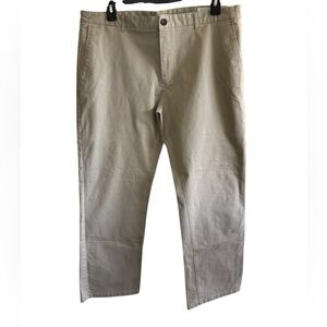 7Diamonds Men’s Straight Fit Chino Pants Khaki size 38x32 Stretch Cotton